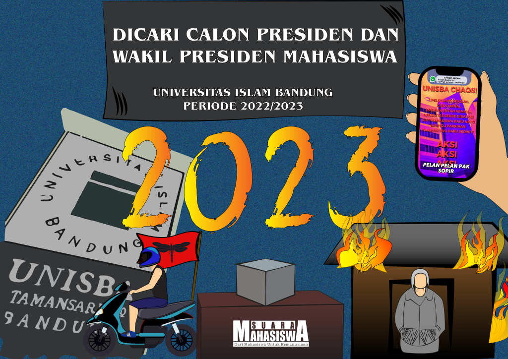Ilustrasi kaleidoskop tahun 2023. (Ilustrasi: Farhan Anfasa Hidayat/SM)