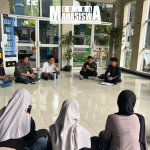 Potret sosialisasi Grand Design serta arah gerak Badan Eksekutif Mahasiswa Universitas Islam Bandung (BEMU) periode 2026-2027 yang dihadiri oleh Keluarga Besar Mahasiswa Unisba (KBMU) di Gedung Akuarium Unisba, Jl Tamansari No.1 Kota Bandung pada Kamis, (10/9).